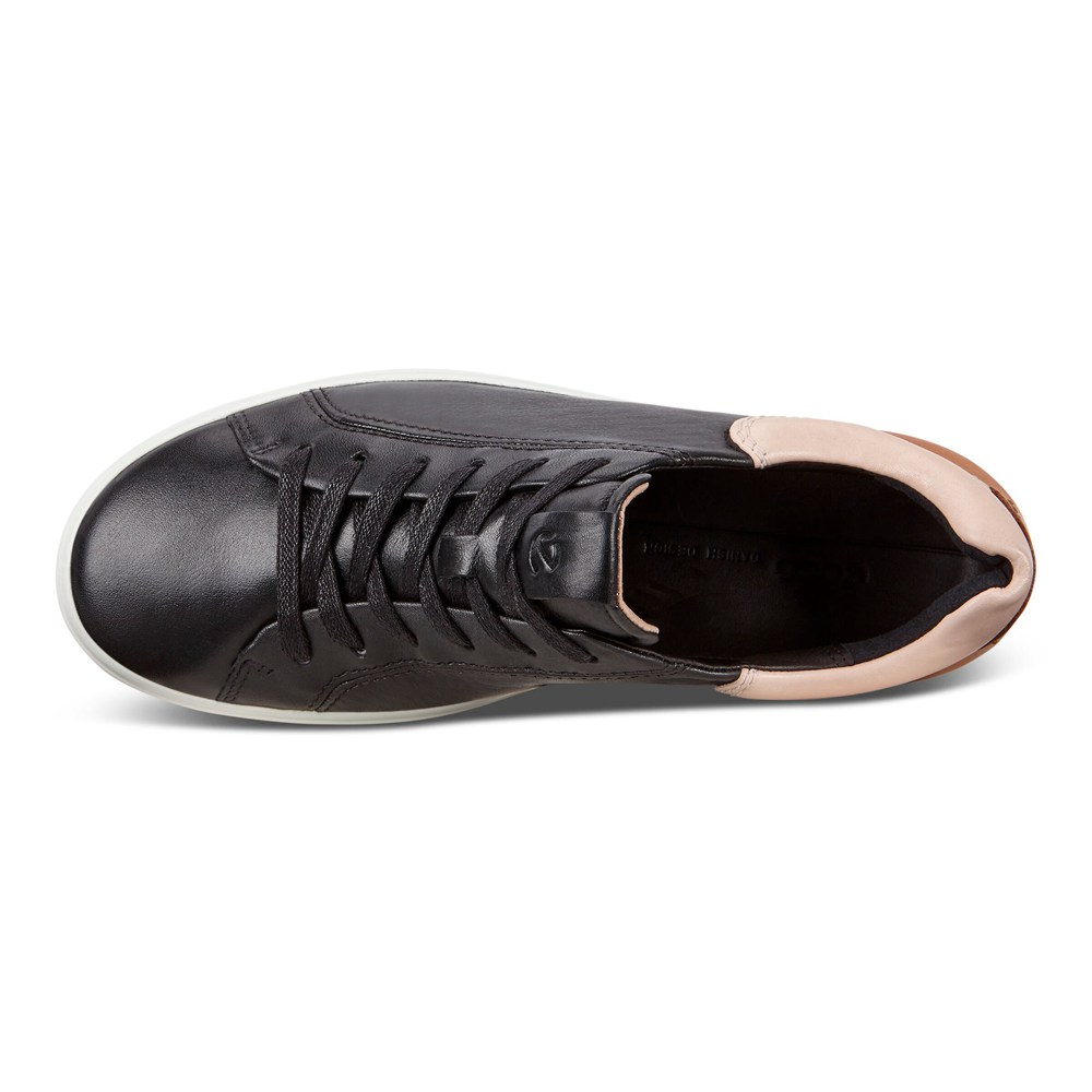 ECCO Womens Sneakers Black - Soft 7 Street - LRO-260578